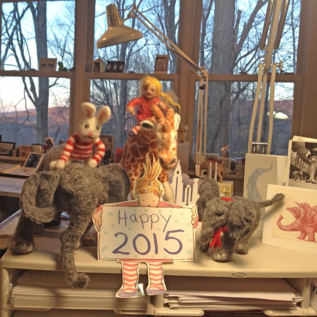 Gracie and Elephant New Year 2015